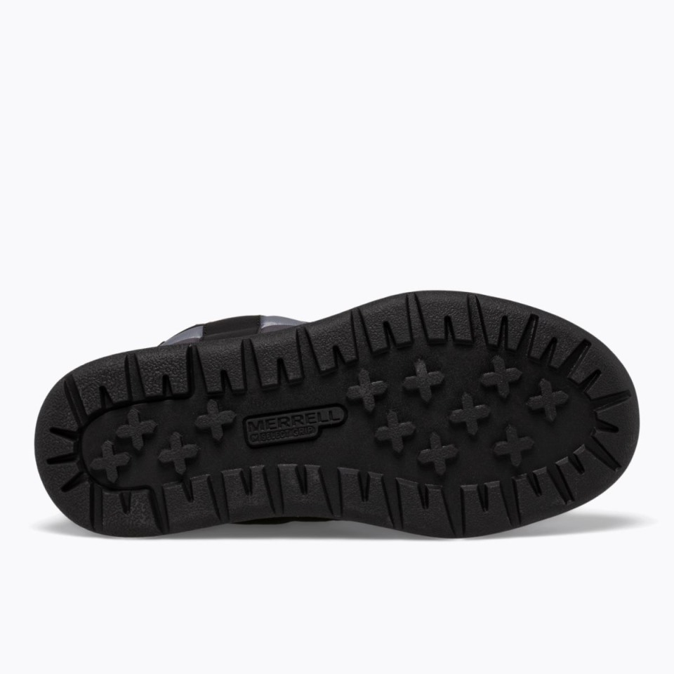 Großer, Wasserdichter Alpin-Pufferstiefel Für Kinder Merrell Black Grey