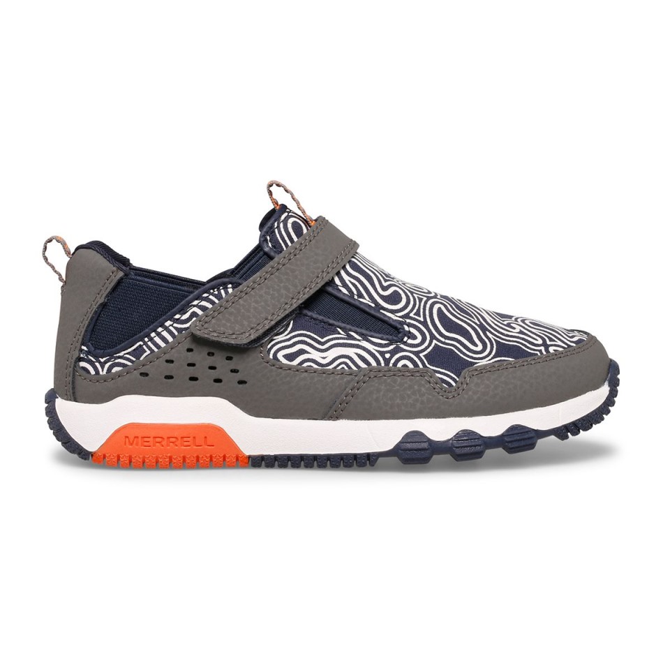 Free Roam Für Große Kinder Chroma Moc Grey Navy Merrell Free Roam Für Große Kinder Chroma Moc Grey Navy Merrell