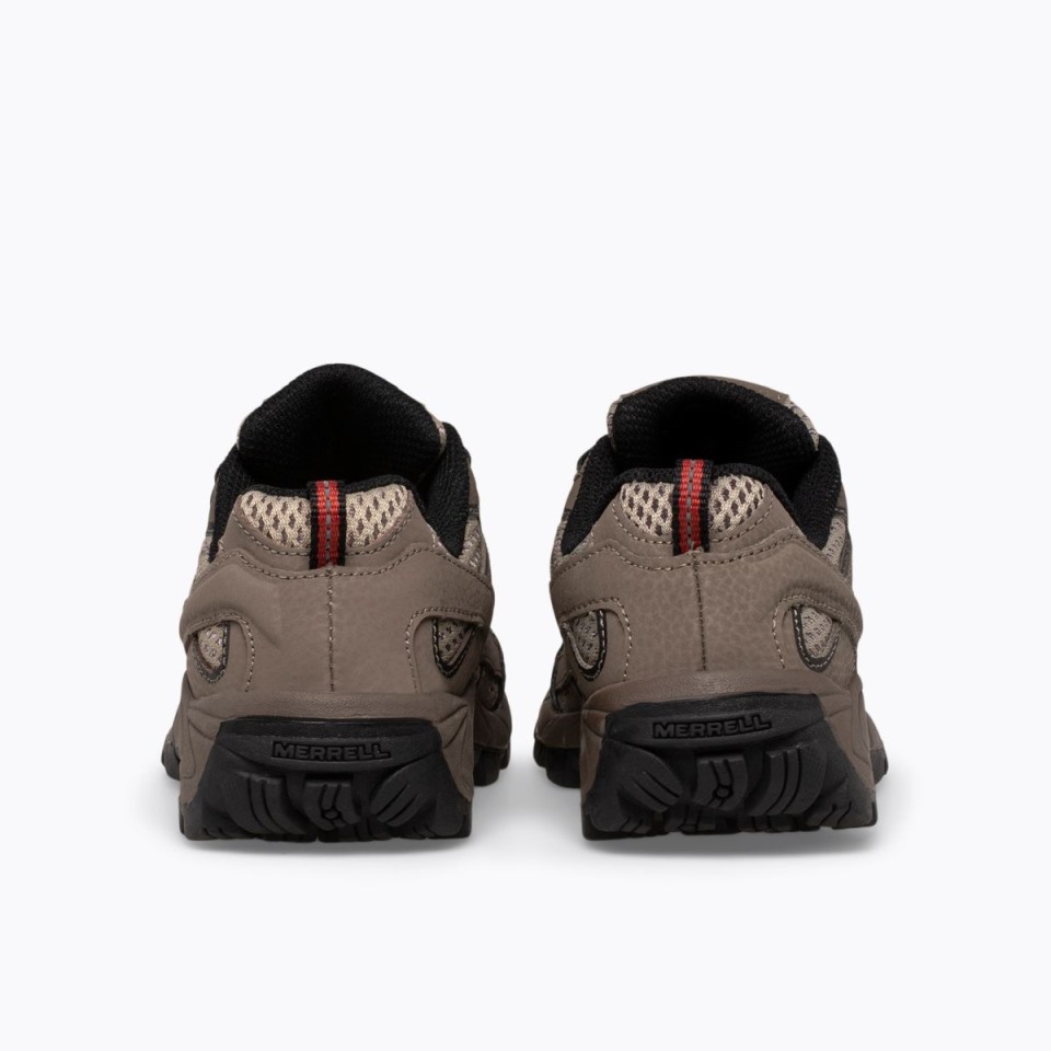 Großer Kinder-moab 2 Halber Schnürschuh Merrell Bark Brown