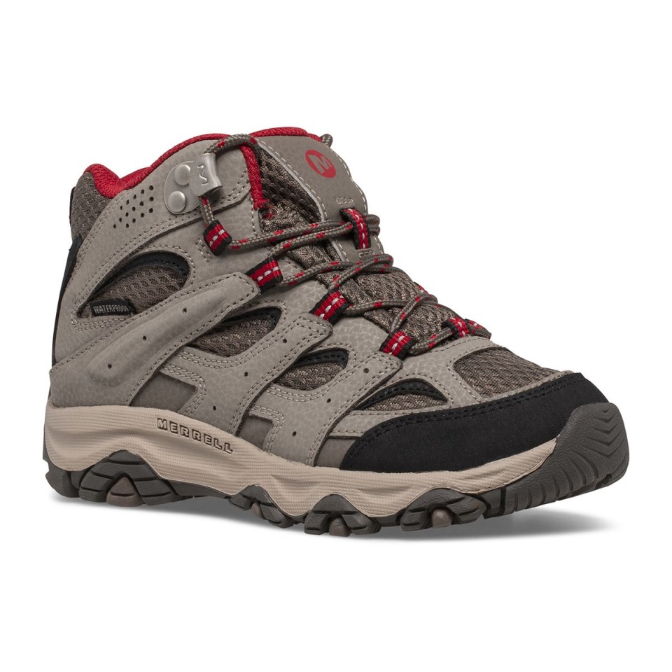 Moab 3 Mittlerer Wasserdichter Stiefel Für Große Kinder Boulder Red Merrell Moab 3 Mittlerer Wasserdichter Stiefel Für Große Kinder Boulder Red Merrell
