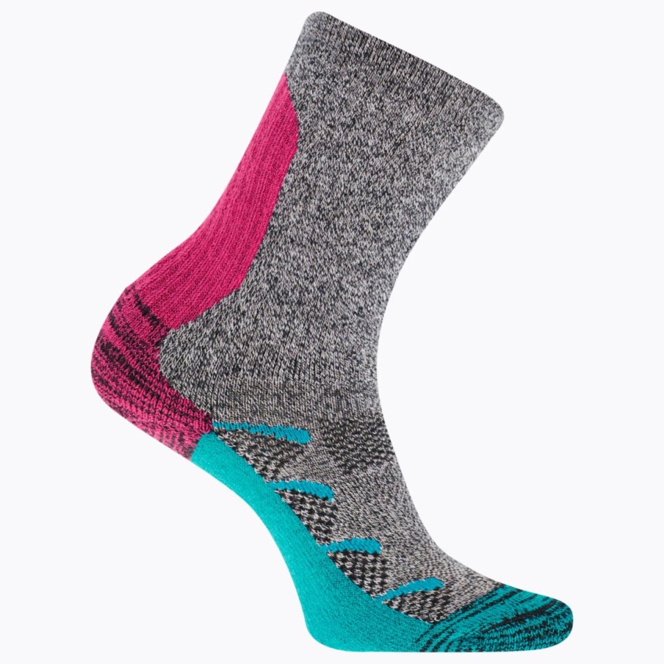 Moab-Crew-Socken Für Große Kinder, Blaugrünes Merrell Moab-Crew-Socken Für Große Kinder, Blaugrünes Merrell