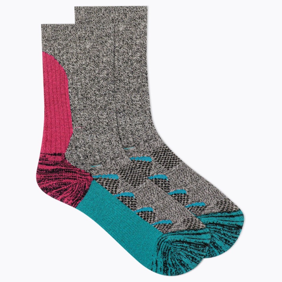 Moab-Crew-Socken Für Große Kinder, Blaugrünes Merrell
