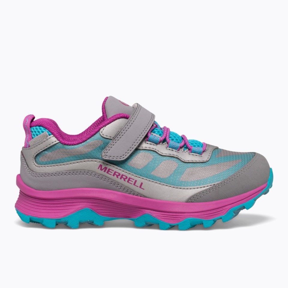 Moab Speed Low A/C Für Große Kinder, Wasserdicht, Merrell Grau, Silber, Türkis Moab Speed Low A/C Für Große Kinder, Wasserdicht, Merrell Grau, Silber, Türkis
