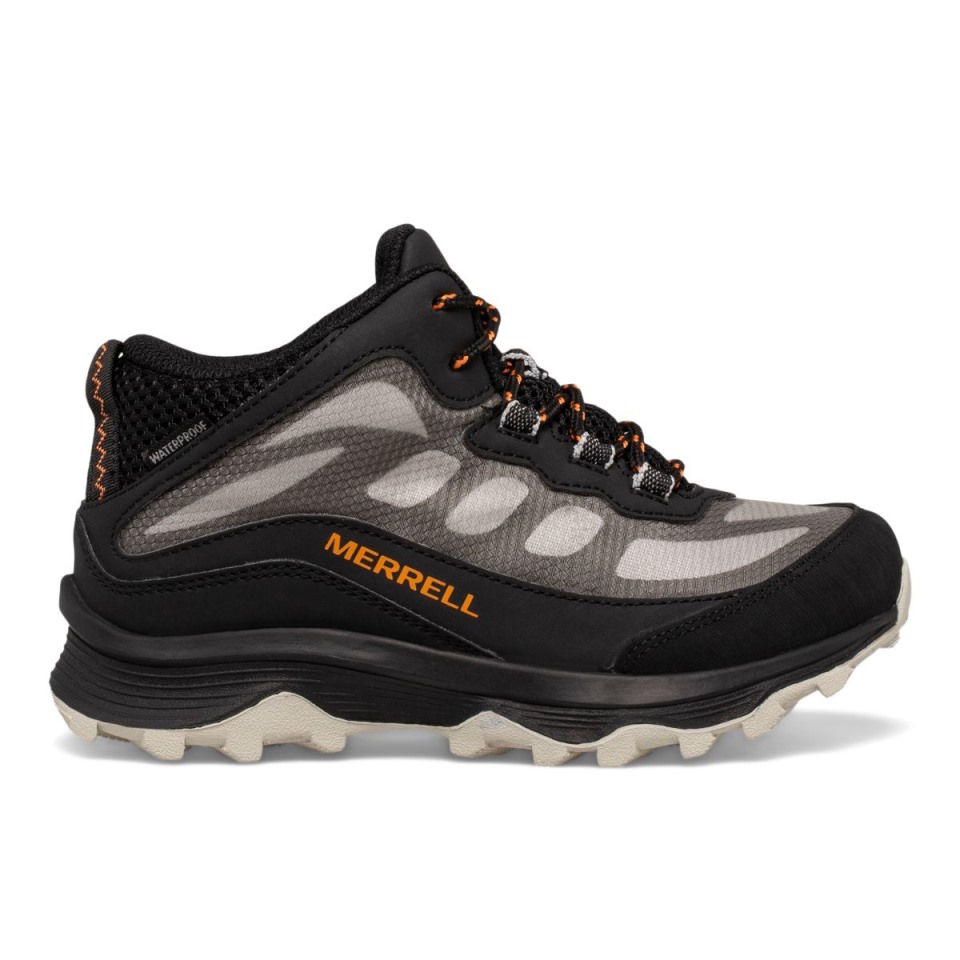 Moab Speed Mid Wasserdichtes Merrell Black Für Große Kinder Moab Speed Mid Wasserdichtes Merrell Black Für Große Kinder