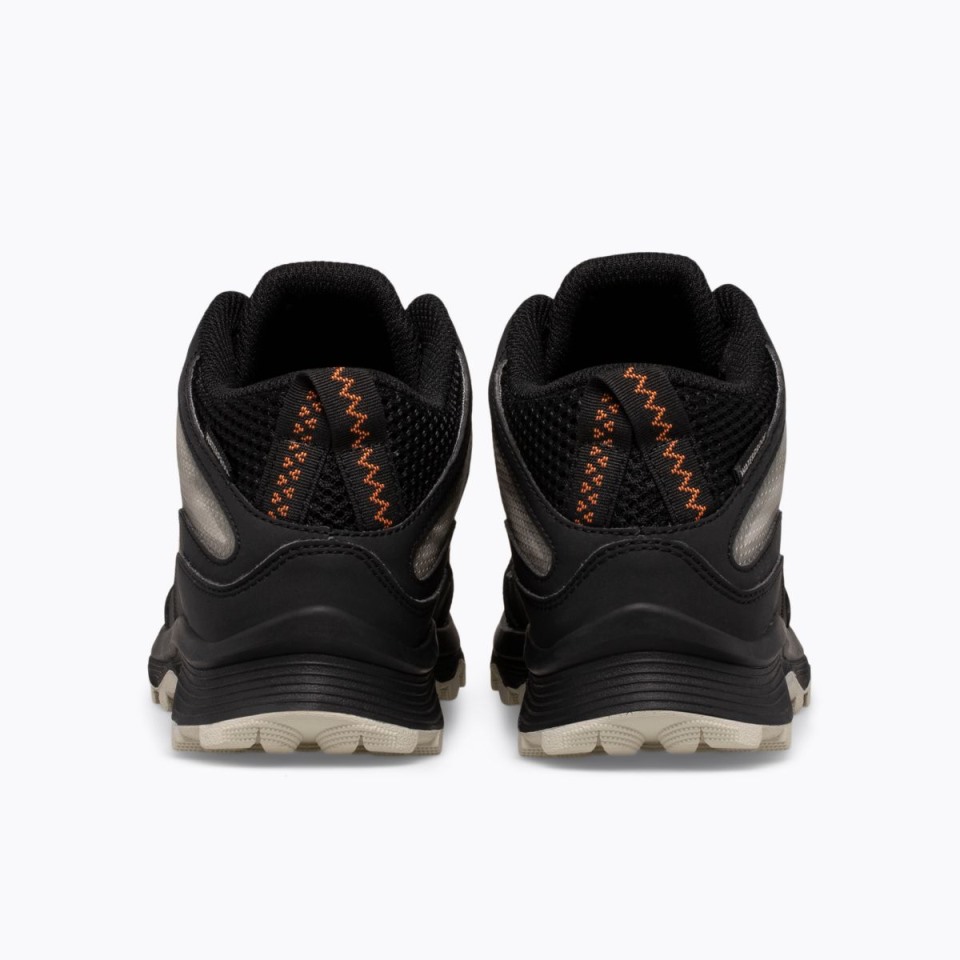 Moab Speed ​​Mid Wasserdichtes Merrell Black Für Große Kinder
