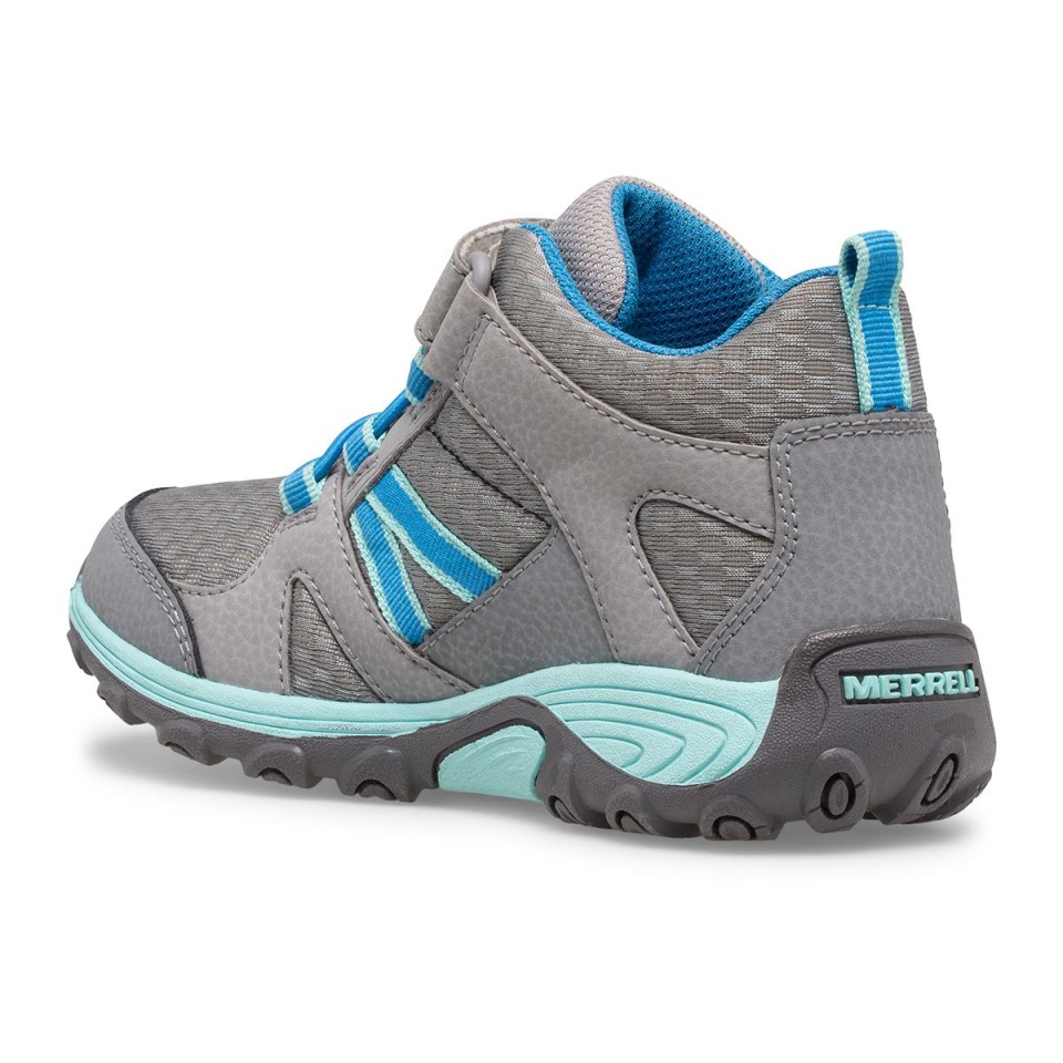 Outback-Halbstiefel Für Große Kinder Merrell Grey Blue