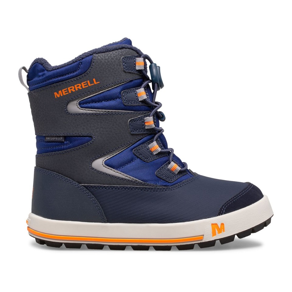 Snow Bank 3.0 Boot Für Große Kinder Navy Cobalt Orange Merrell Snow Bank 3.0 Boot Für Große Kinder Navy Cobalt Orange Merrell