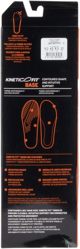 Kinetic Fit&trade Base Al Fußbett Merrell