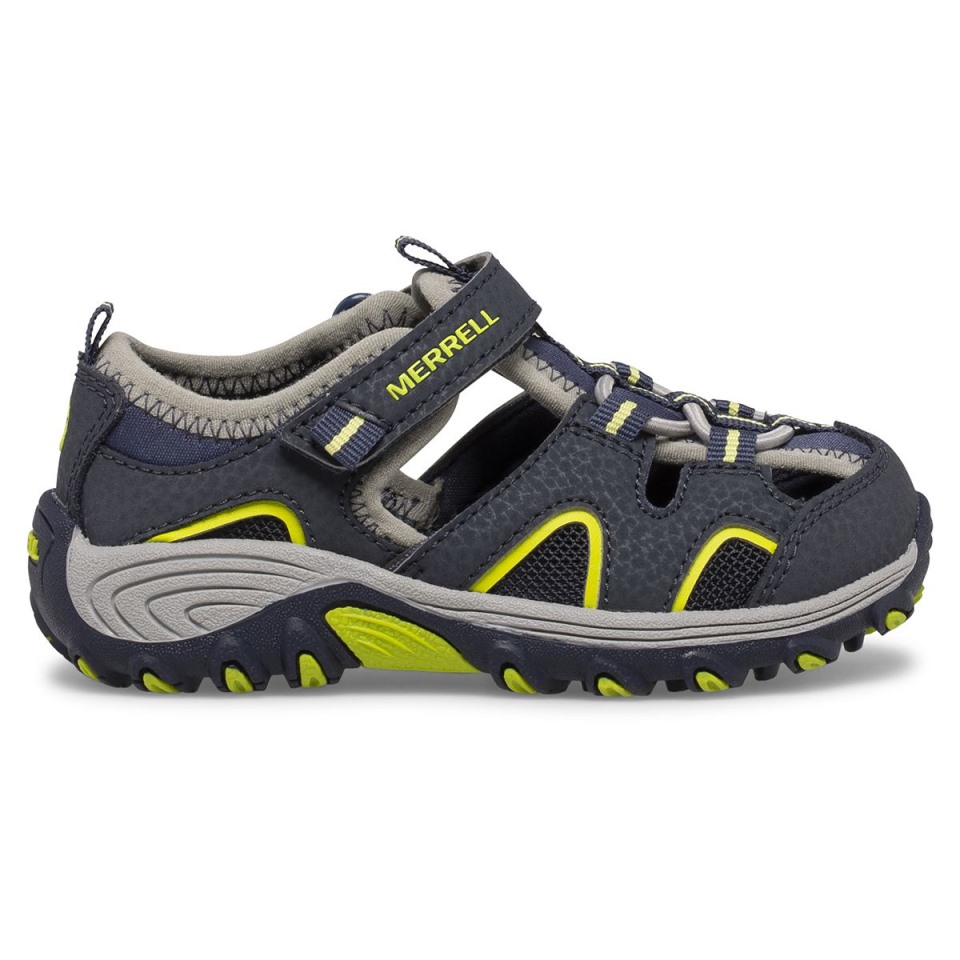 Hydro H2O Hiker Jr Sandale Für Kleinkinder, Navy Lime Merrell Hydro H2O Hiker Jr Sandale Für Kleinkinder, Navy Lime Merrell