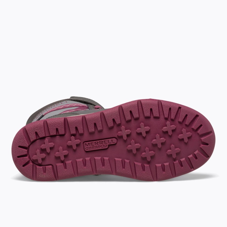 Snow Crush 2.0 Wasserdichter Stiefel Für Kleinkinder Grau Beere Merrell
