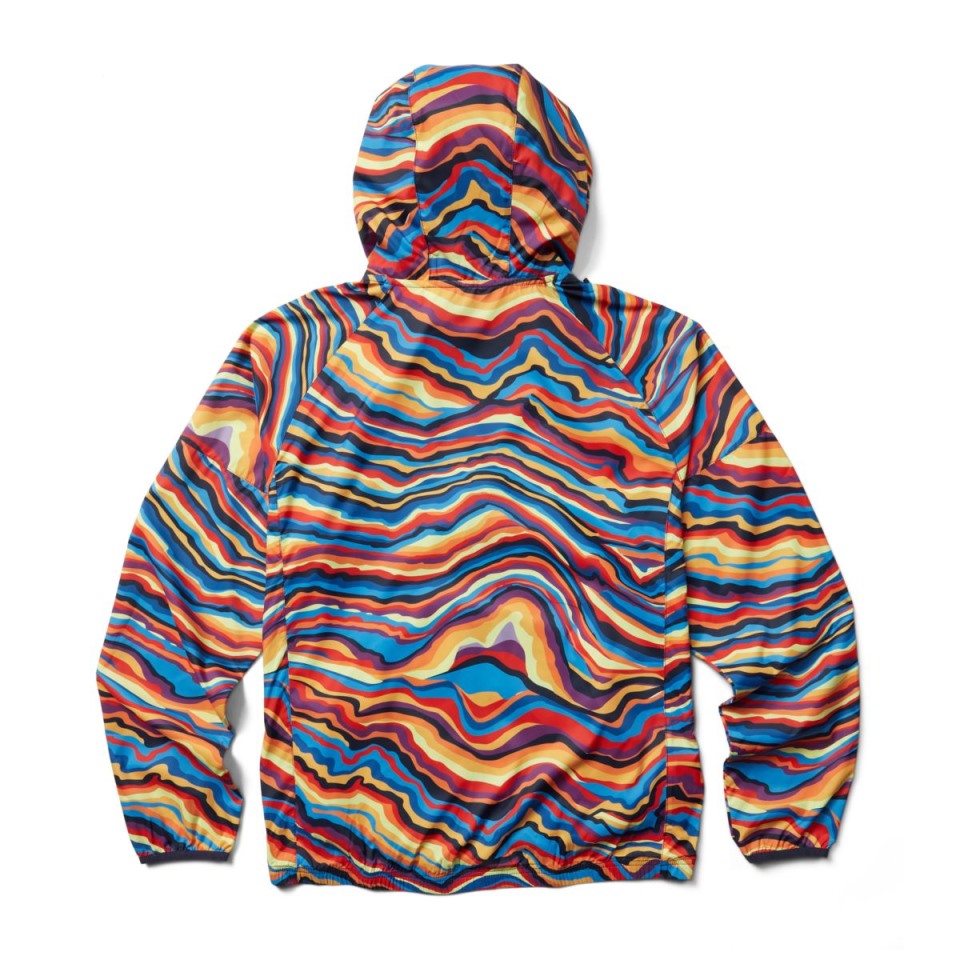 Erle Verstaubare Windjacke Für Herren Merrell Rainbow Mountain