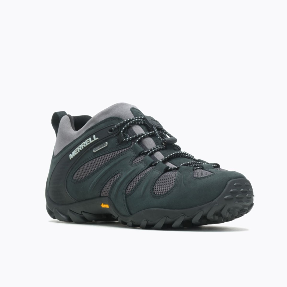 Herren Chamäleon 8 Stretch Wasserdicht Merrell Schwarz Grau