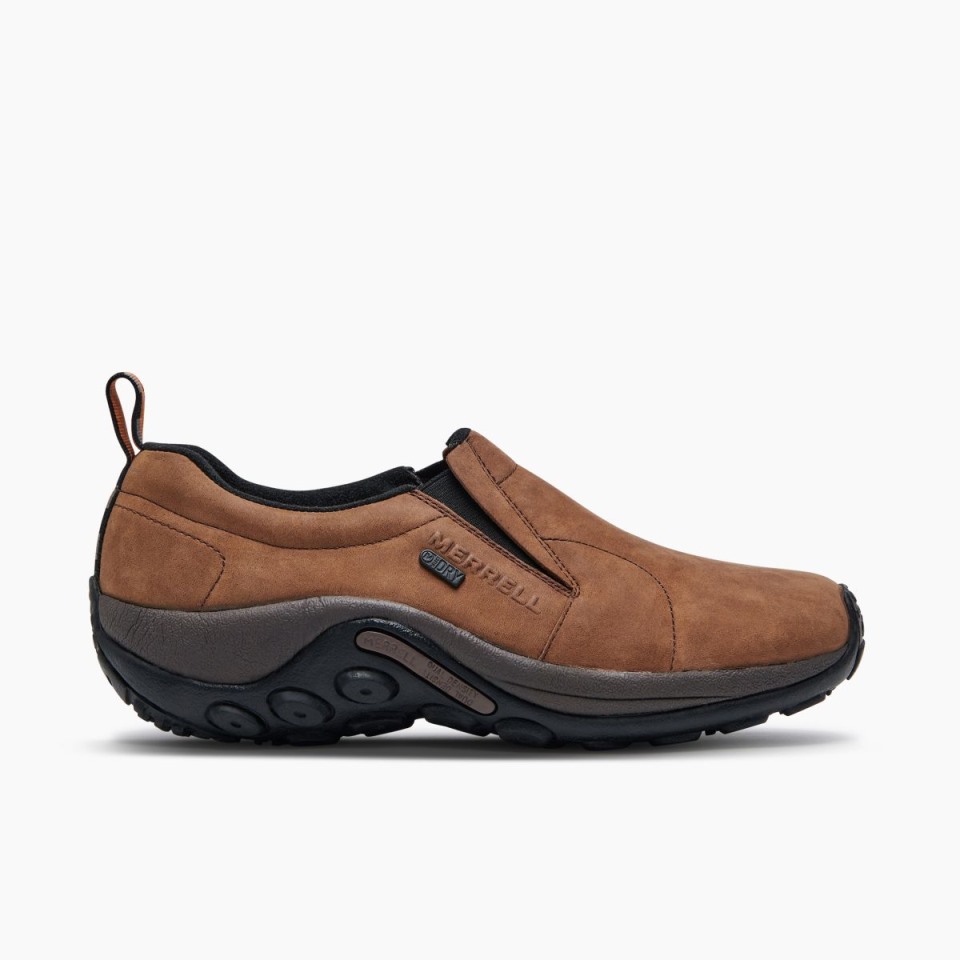 Herren-Dschungel Moc Nubuk Wasserdicht Breite Breite Merrell Braun Herren-Dschungel Moc Nubuk Wasserdicht Breite Breite Merrell Braun