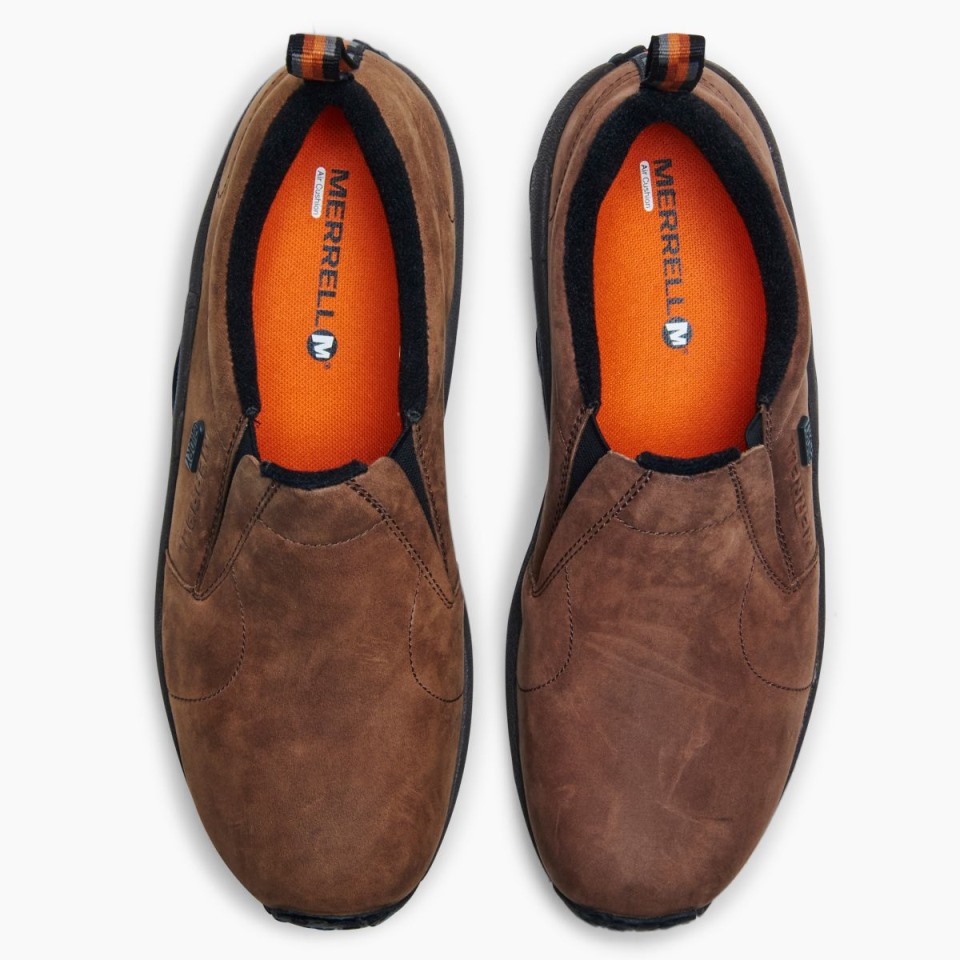 Herren-Dschungel Moc Nubuk Wasserdicht Breite Breite Merrell Braun