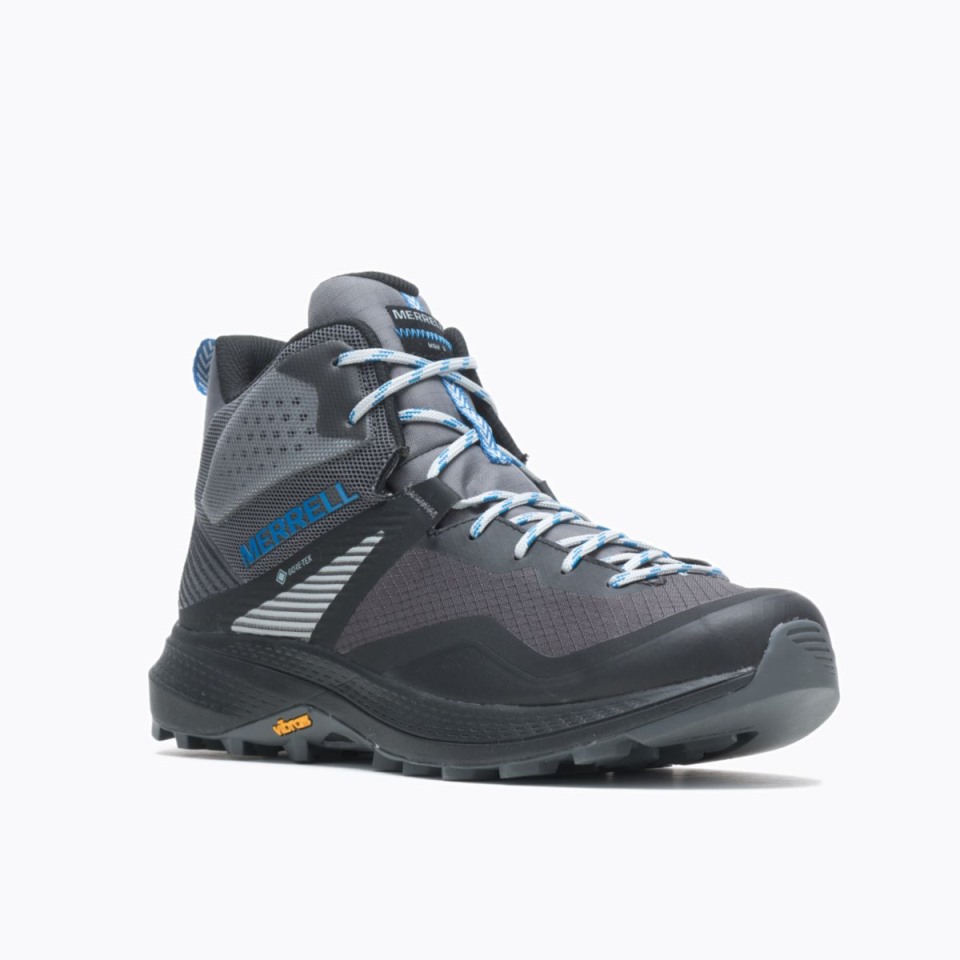 Herren Mqm 3 Mid Gore-tex Merrell Rock Blue