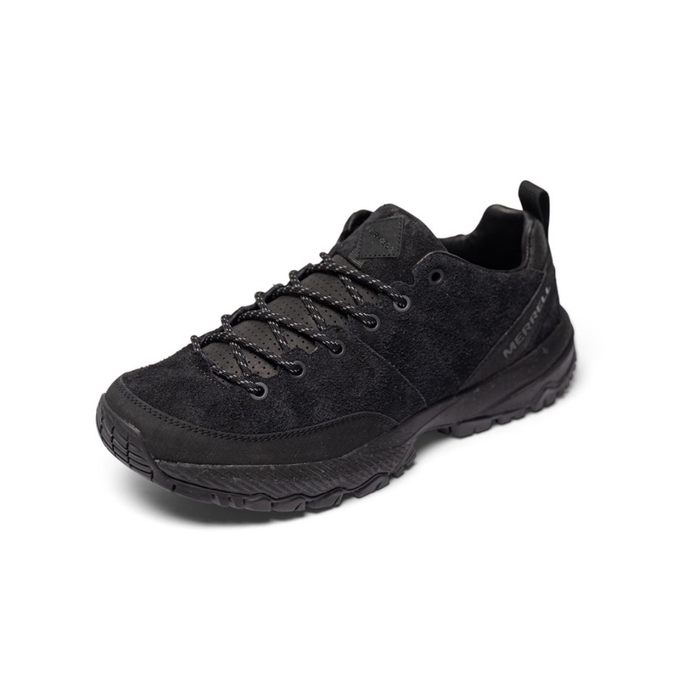 Herren Mqm Ace Leder Merrell Triple Schwarz