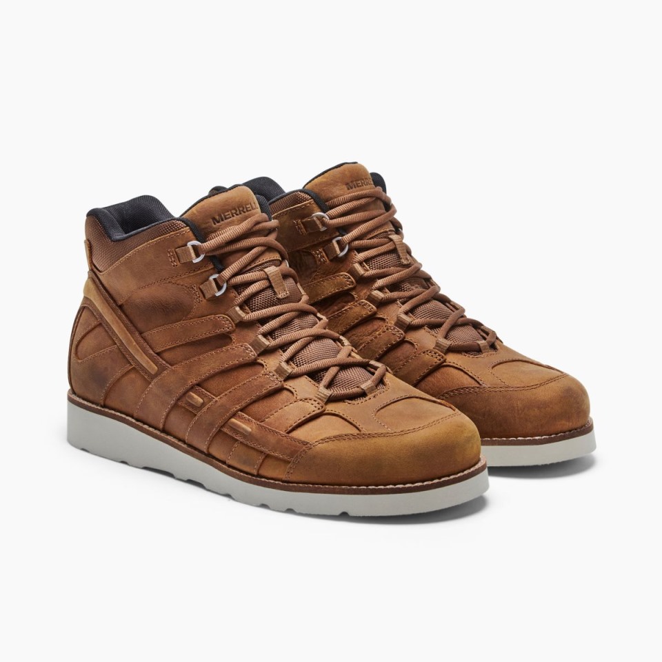 Herren Moab 2 Mid Craft Merrell Oak