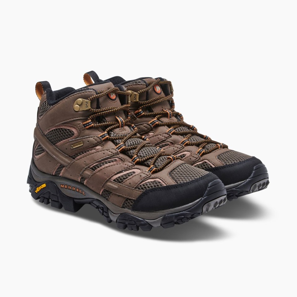 Herren Moab 2 Mid Gore-Tex Merrell Earth