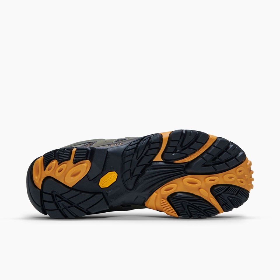 Herren Moab 2 Mid Gore-Tex Breite Breite Merrell Walnuss
