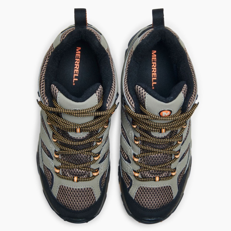 Herren Moab 2 Mid Gore-Tex Breite Breite Merrell Walnuss