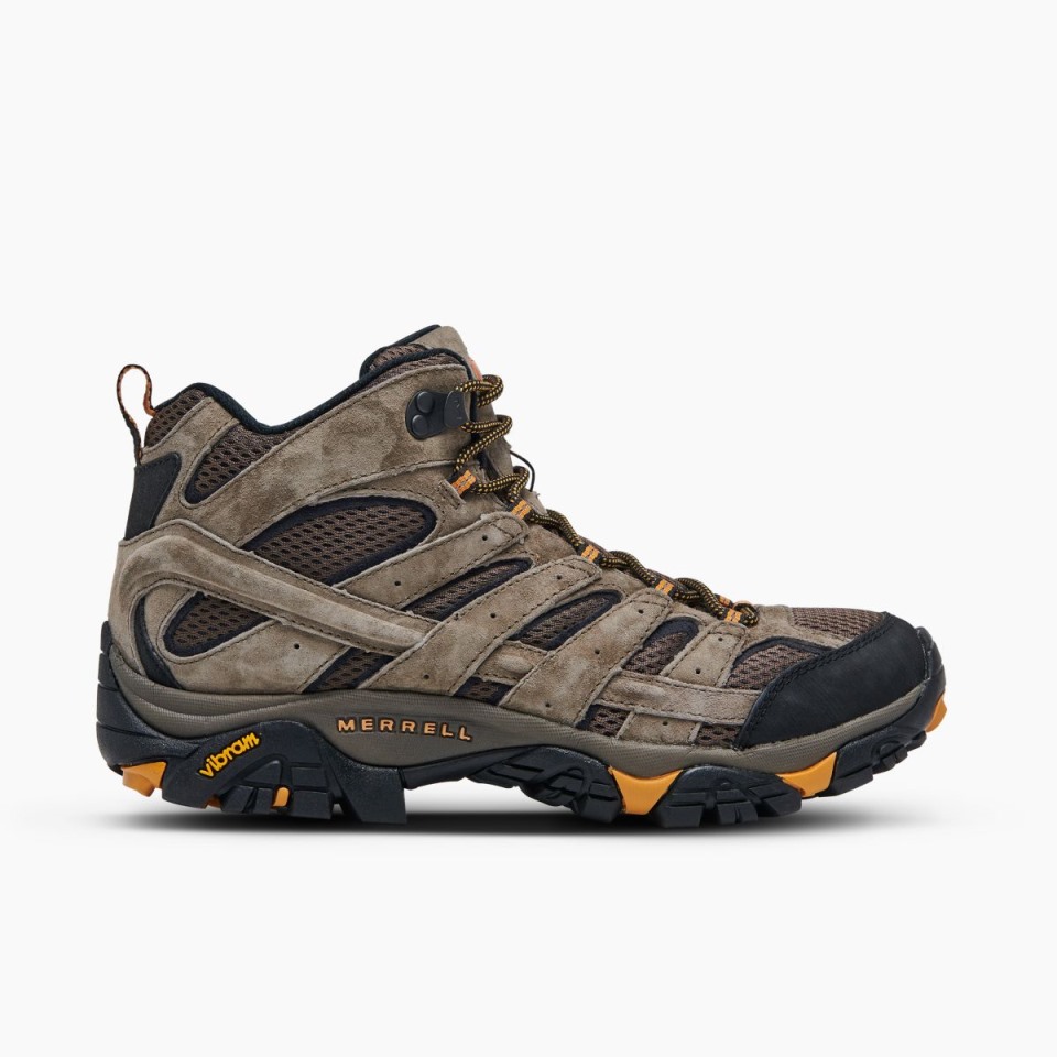 Herren Moab 2 Mid Ventilator Walnuss Merrell