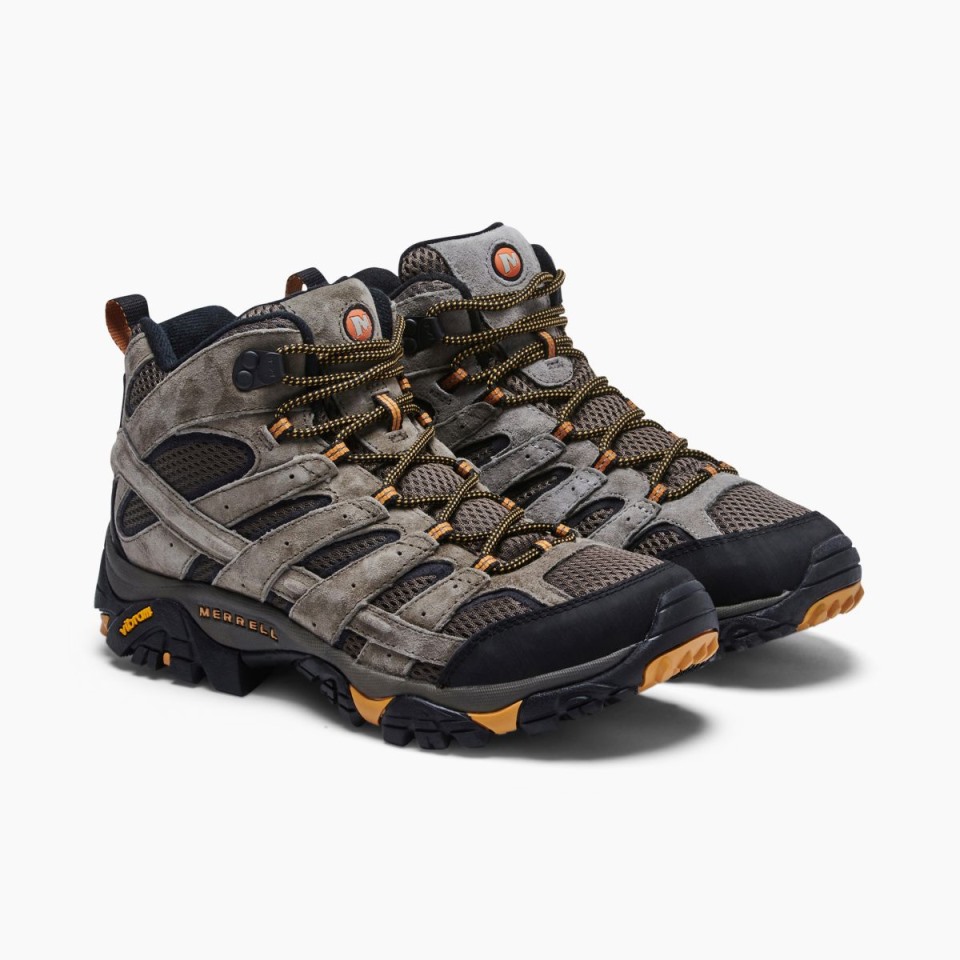 Herren Moab 2 Mid Ventilator Walnuss Merrell