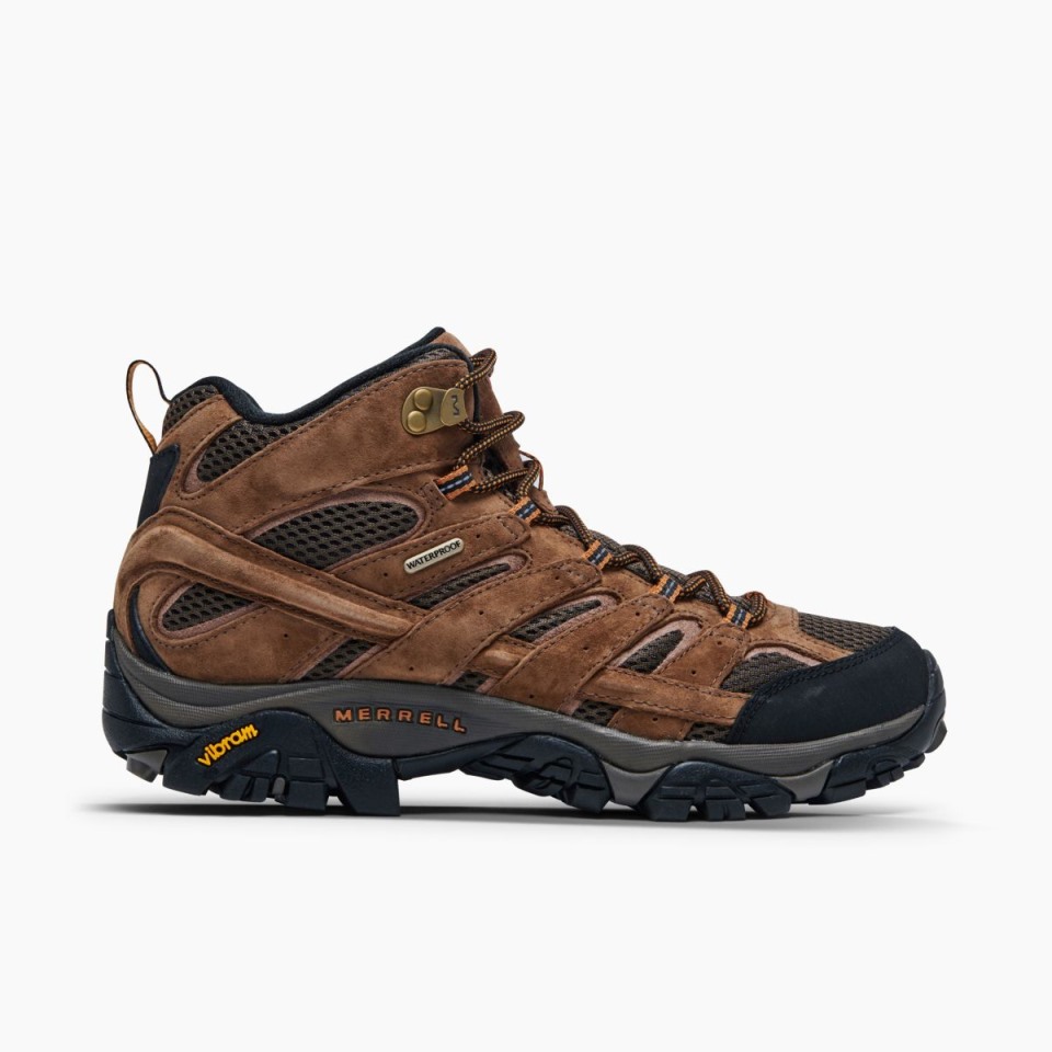 Herren Moab 2 Mid Wasserdicht Merrell Earth