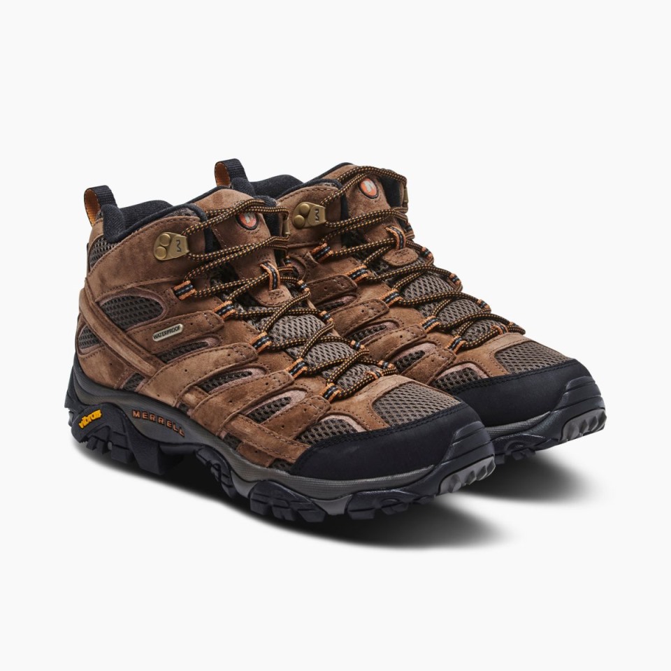 Herren Moab 2 Mid Wasserdicht Merrell Earth