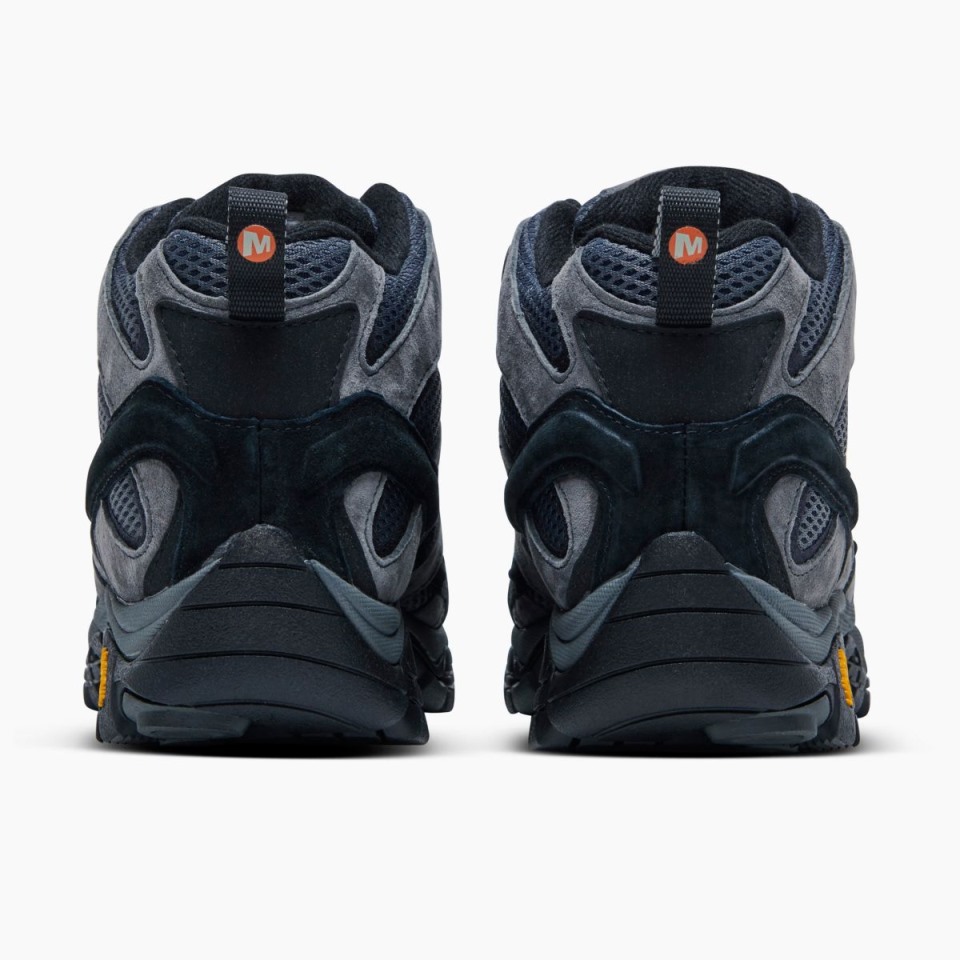 Moab 2 Mittelwasserfeste Herrenschuhe Mit Breiter Breite Granit Merrell