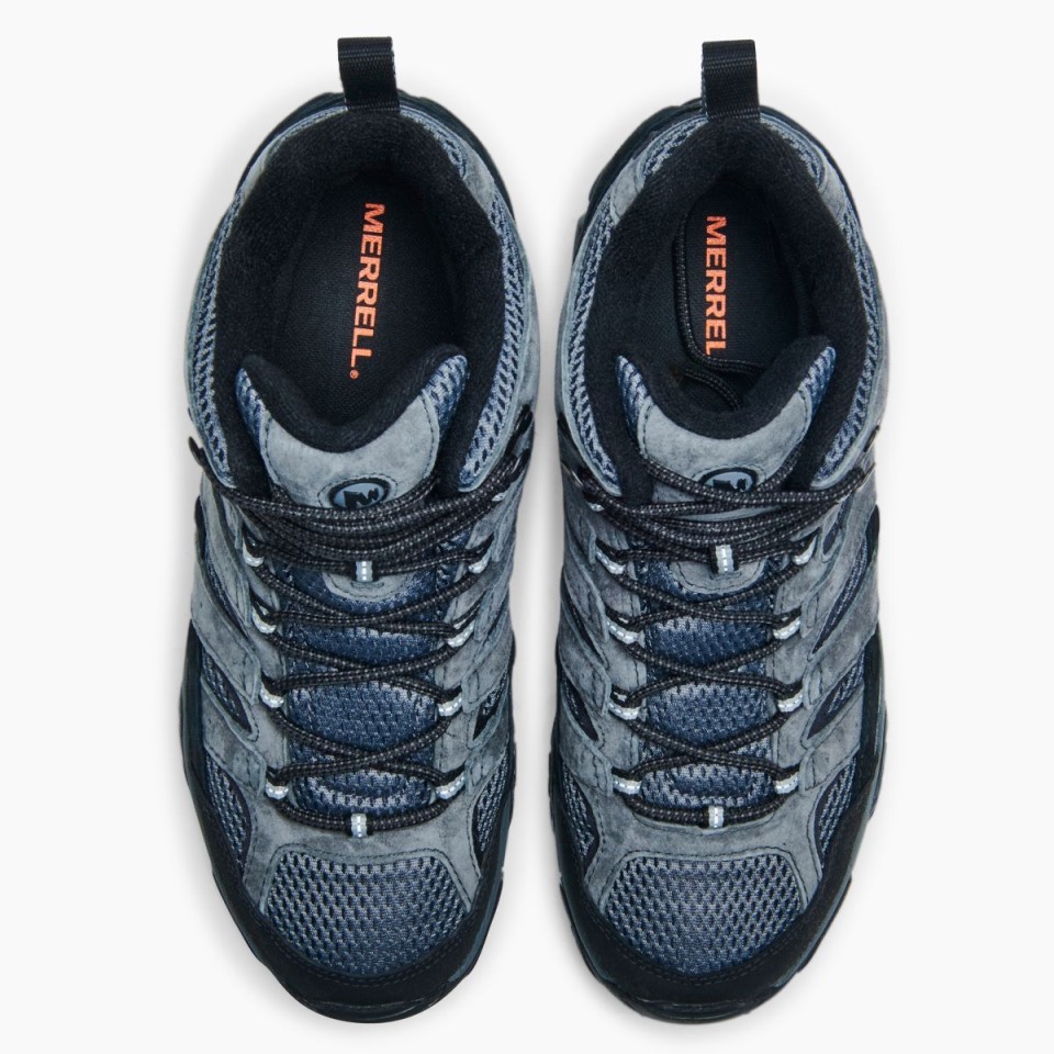 Moab 2 Mittelwasserfeste Herrenschuhe Mit Breiter Breite Granit Merrell