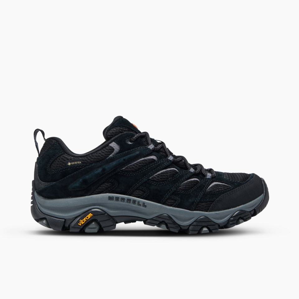 Herren Moab 3 Gore-tex Merrell Schwarz Grau