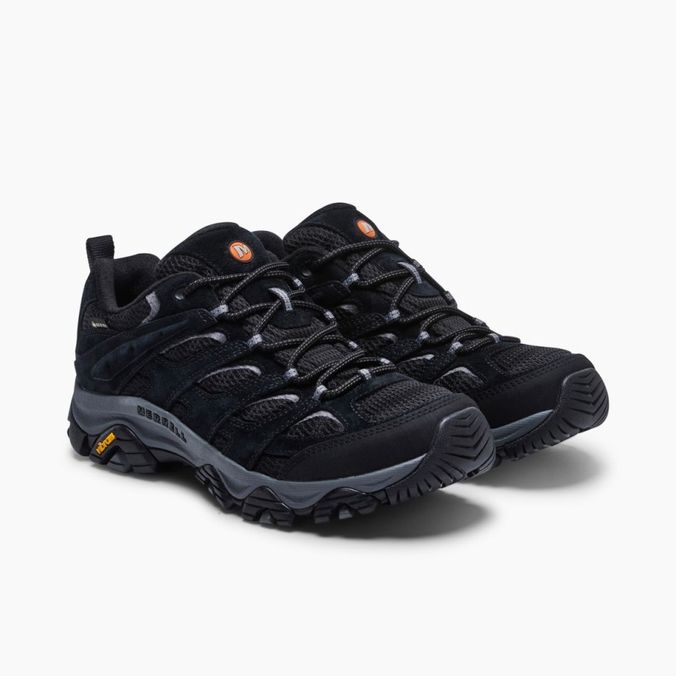 Herren Moab 3 Gore-tex Merrell Schwarz Grau