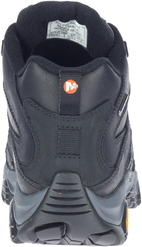 Herren Moab 3 Prime Mid Wasserdichte Breite Breite Merrell Black