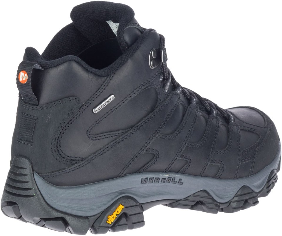 Herren Moab 3 Prime Mid Wasserdichte Breite Breite Merrell Black