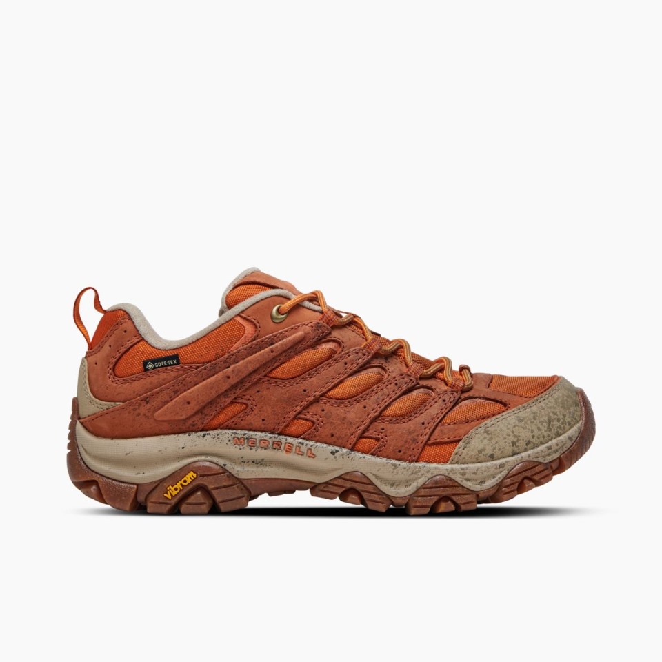 Herren Moab 3 Glattes Gore-Tex Merrell Polieren
