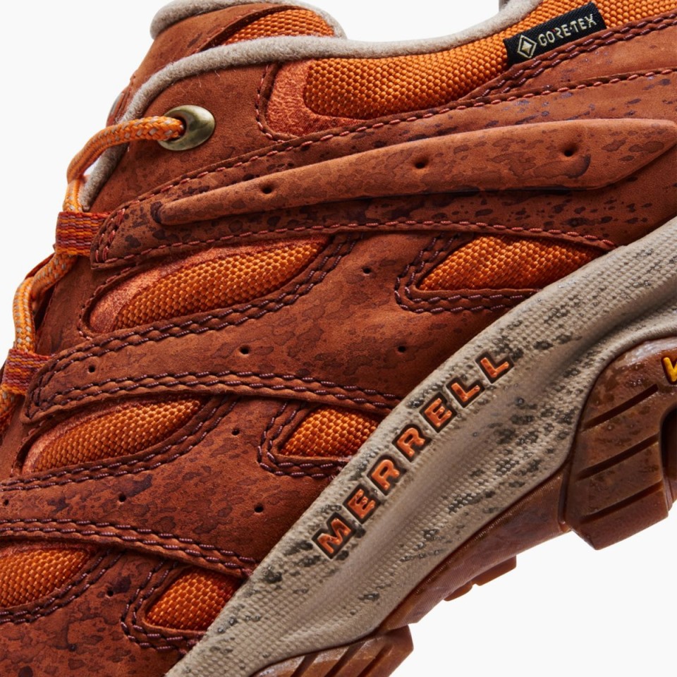 Herren Moab 3 Glattes Gore-Tex Merrell Polieren