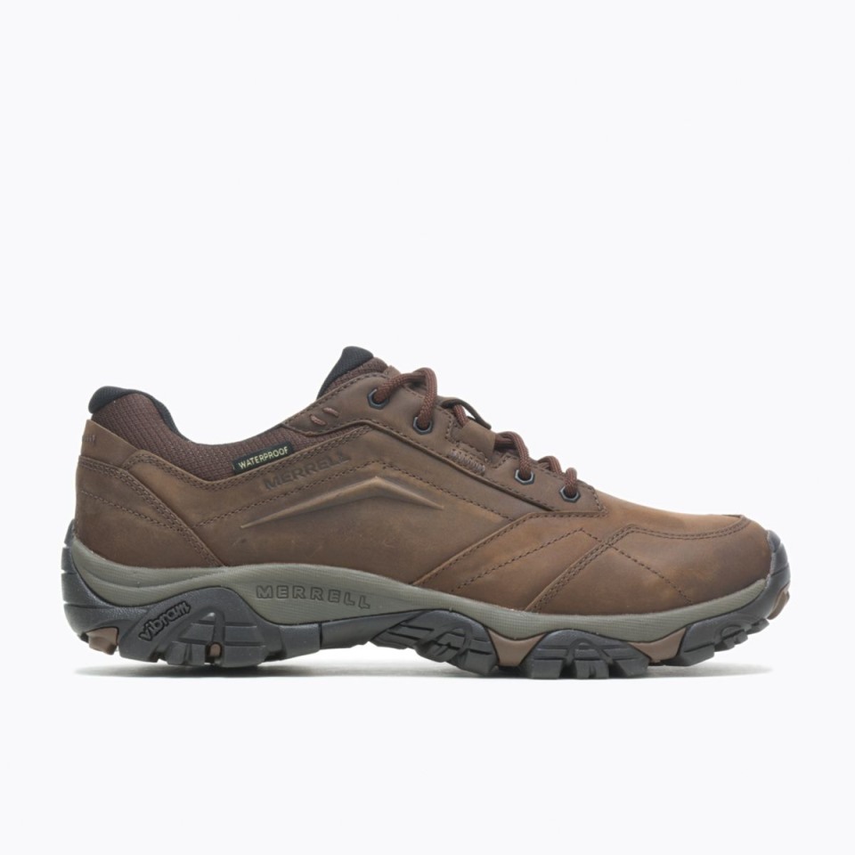 Herren Moab Adventure Lace Wasserdicht Dark Earth Merrell