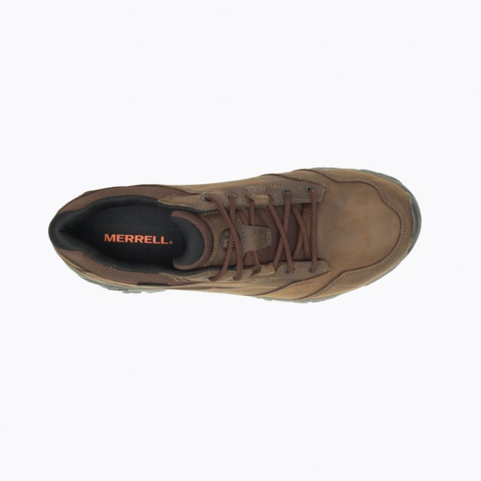 Herren Moab Adventure Lace Wasserdicht Dark Earth Merrell