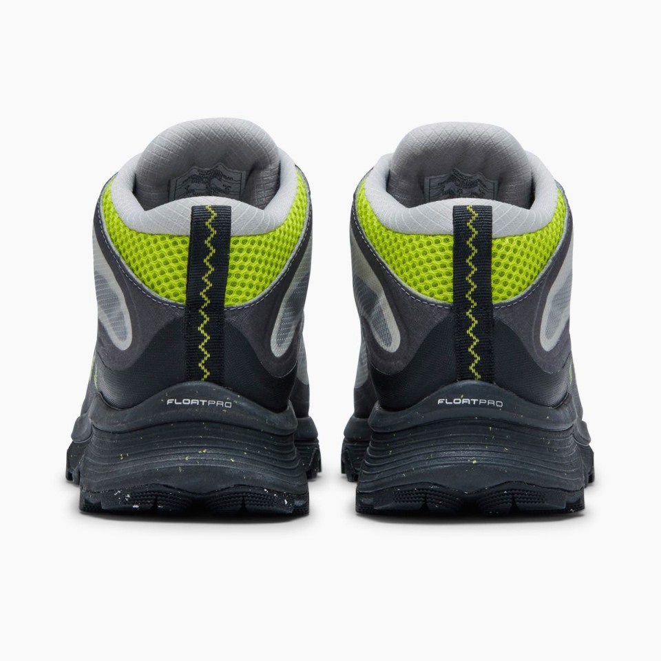 Herren Moab Speed ​​Mid Gore-Tex Merrell Holzkohle