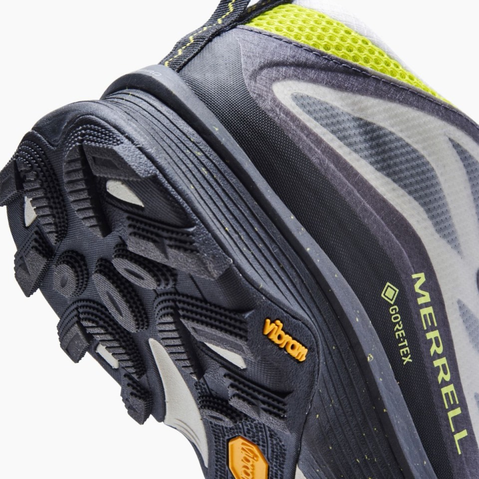 Herren Moab Speed ​​Mid Gore-Tex Merrell Holzkohle