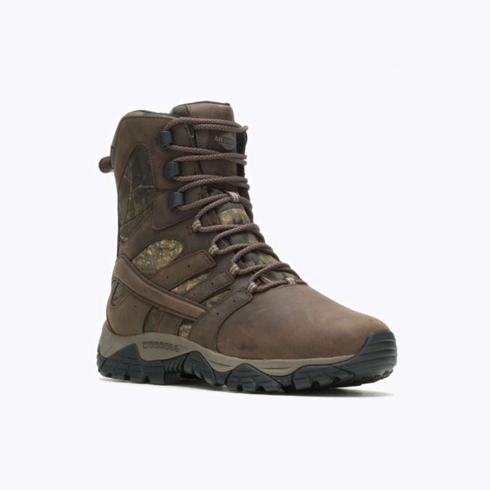 Moab Timber Thermo 8 Waterproof SR Arbeitsstiefel Für Herren Merrell Camo