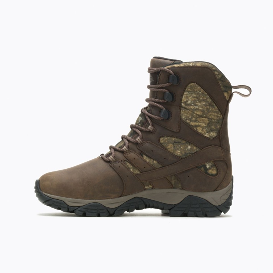Moab Timber Thermo 8 Waterproof SR Arbeitsstiefel Für Herren Merrell Camo