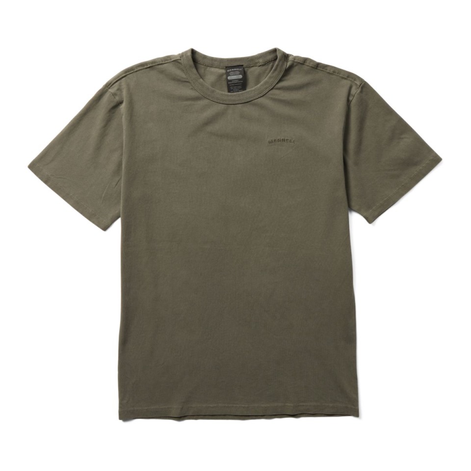 Sunbaked Arc T-Shirt Für Herren Merrell Dusty Olive