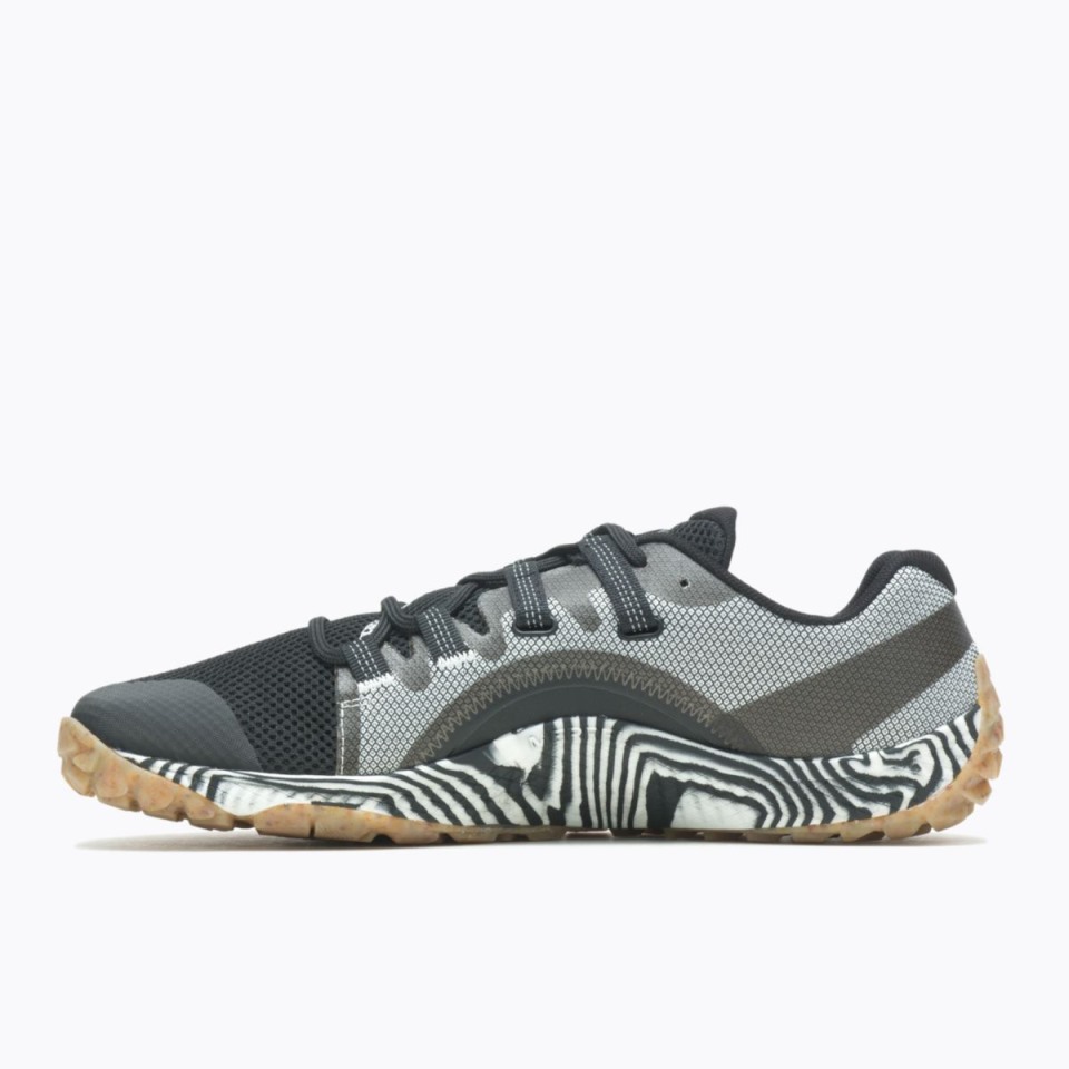 Trail-Handschuh Für Herren 6 Eco Dye Black White Merrell