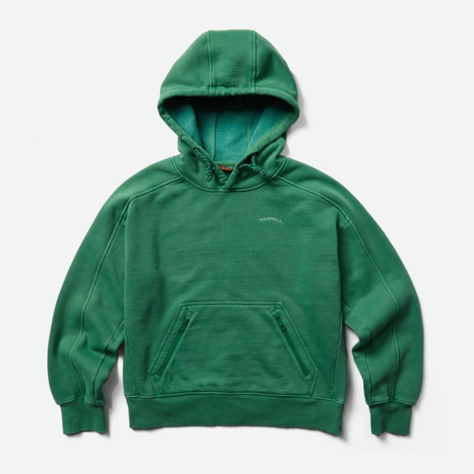 Merrell Reichlich Grüner Scout-Pullover-Kapuzenpulli Für Damen