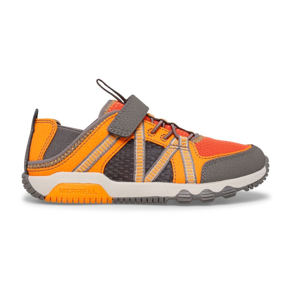 Merrell Hydro Free Roam Sandale Für Große Kinder Grau Orange Merrell Hydro Free Roam Sandale Für Große Kinder Grau Orange