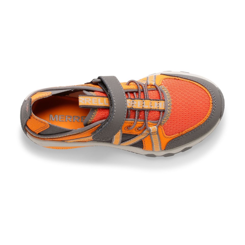 Merrell Hydro Free Roam Sandale Für Große Kinder Grau Orange
