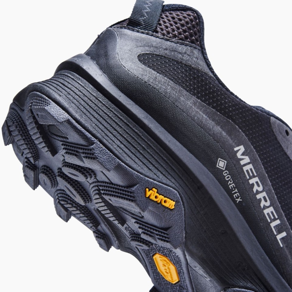 Merrell Black Asphalt Herren Moab Speed ​​Gore-Tex