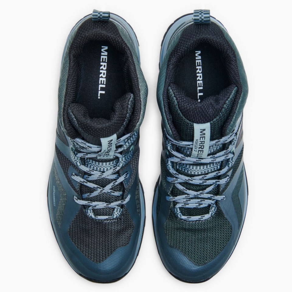 Merrell Schwarz Grau Herren Mqm Flex 2 Mid Gore-tex