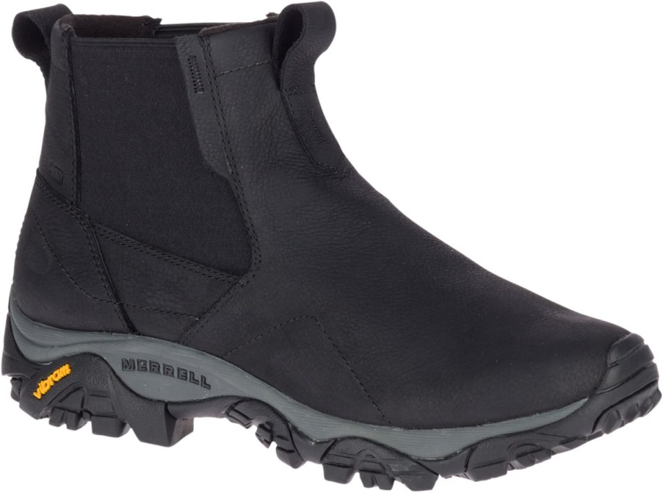 Merrell Black Herren Moab Adventure Chelsea Polar Wasserdicht Weite Weite